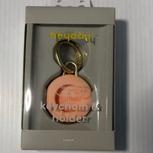 Heyday Coral Keychain & AirTag Holder